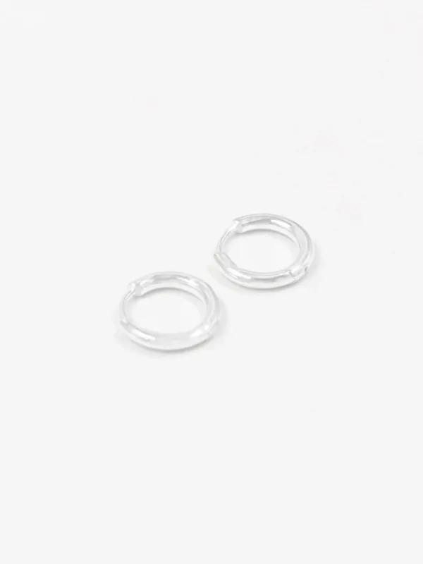 Perfect hoops øredobber - sølv sold by Brando