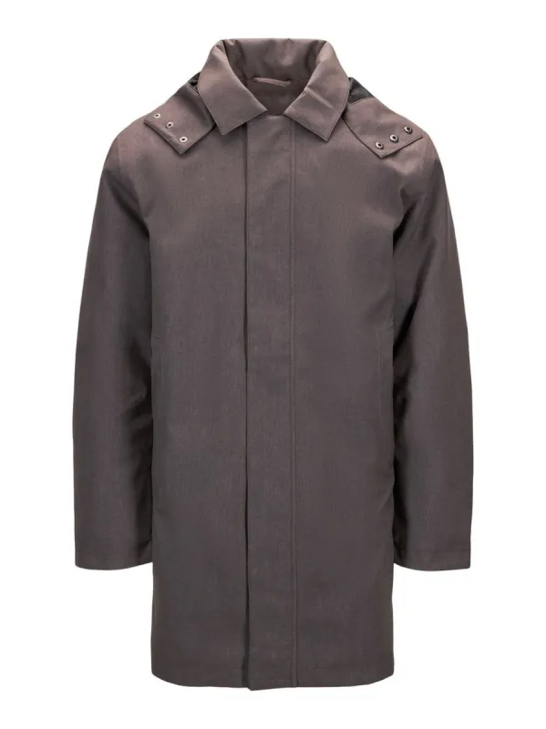 Vestavind coat - 085 concrete grey sold by Brando