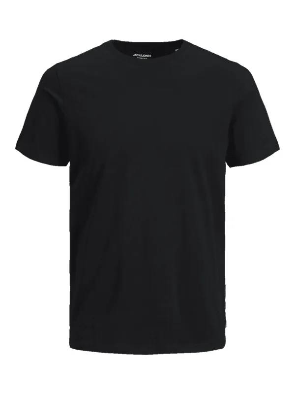 Organic basic t-skjorte o neck - black slim sold by Brando