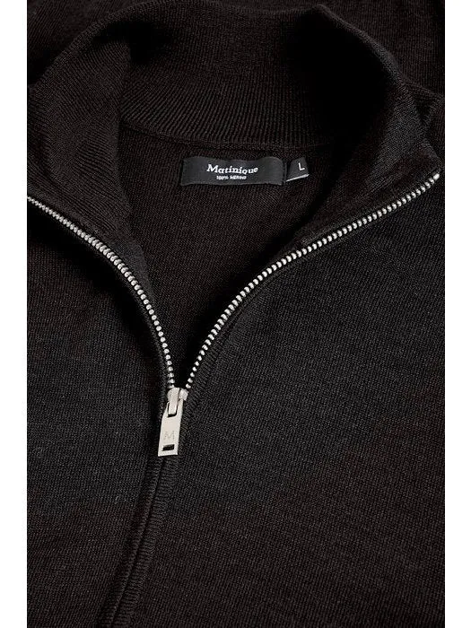 Mason half zip genser - black sold by Brando product image thumbnail 2