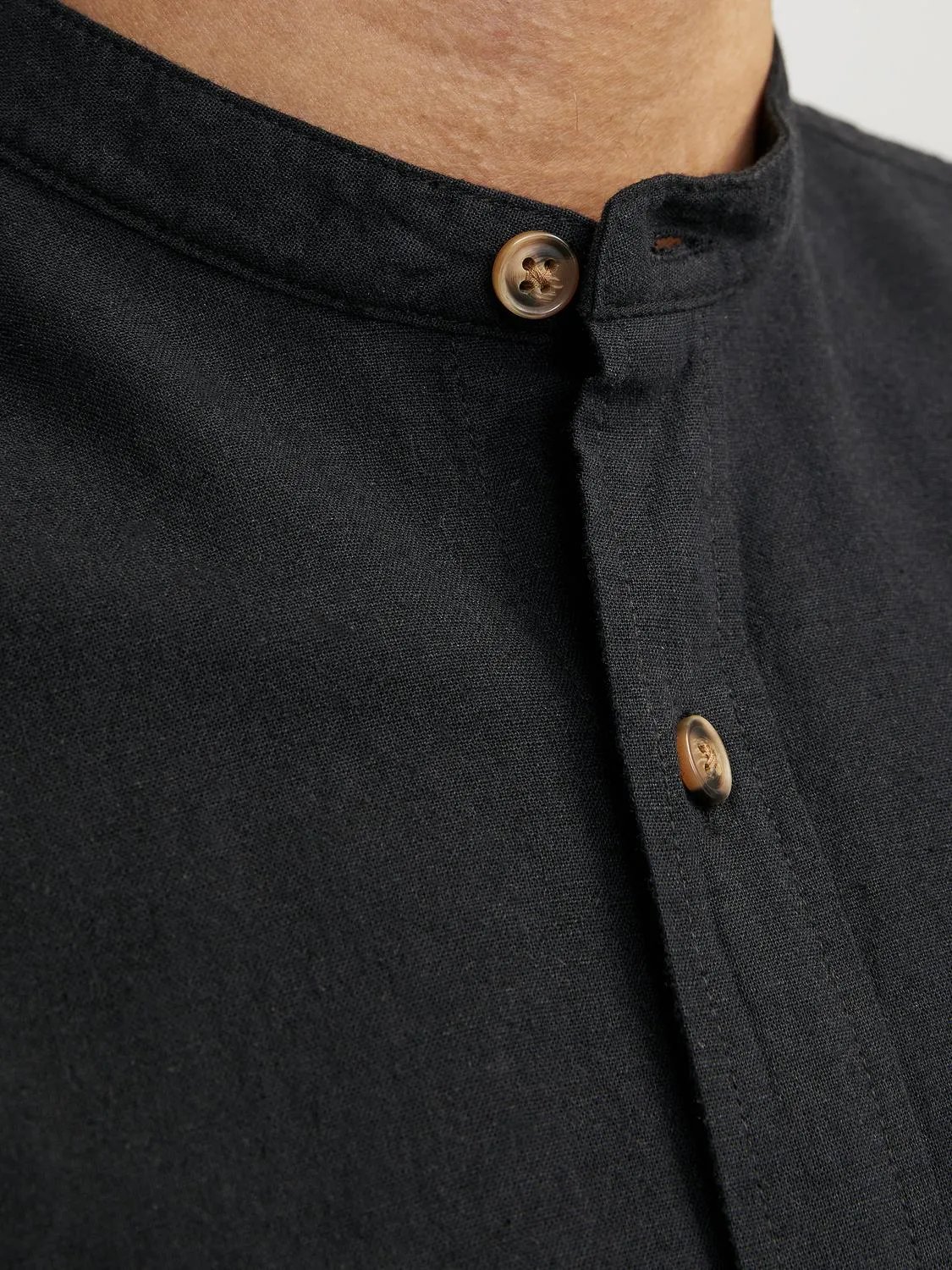 Summer lin skjorte - black sold by Brando product image thumbnail 5