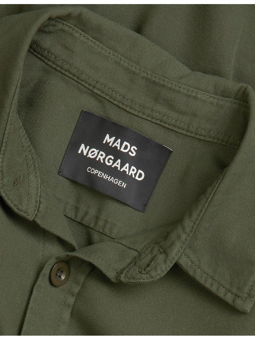 Dyed canvas skyler shirt - olive night sold by Brando product image thumbnail 4