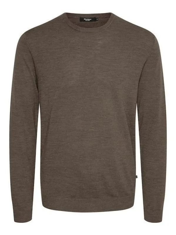 Margrate genser - teak melange sold by Brando