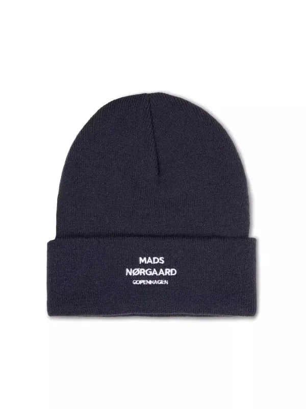 Isak logo ambas beanie - deep well sold by Brando