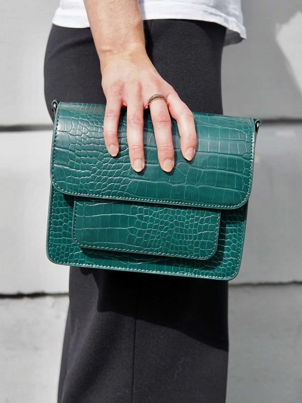 Cayman pocket trace - dark green sold by Brando product image thumbnail 2