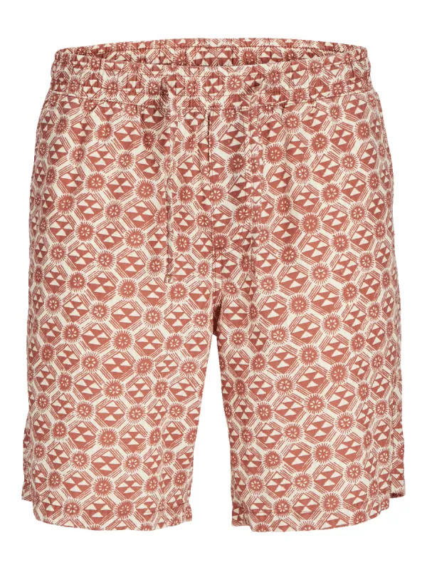Jaiden luke seersuckett shorts - maple syrup / sold by Brando