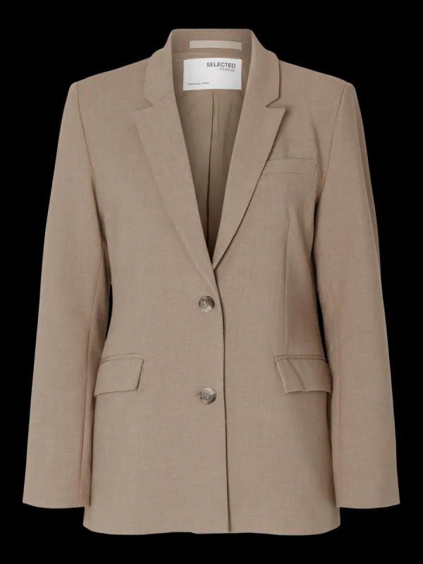 Rita classic blazer - camel sold by Brando