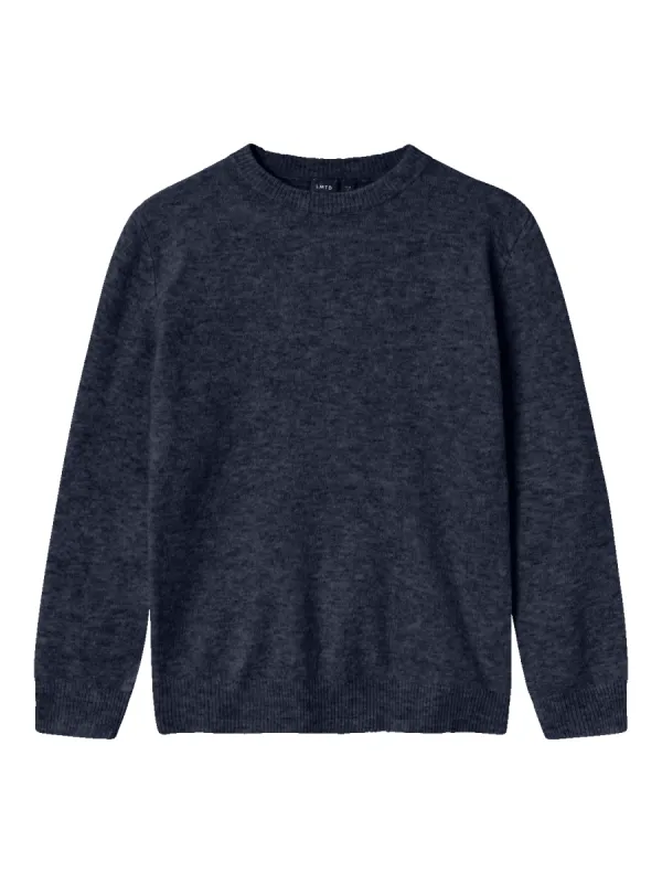LODET NECK KNIT genser - Navy Blazer sold by Brando