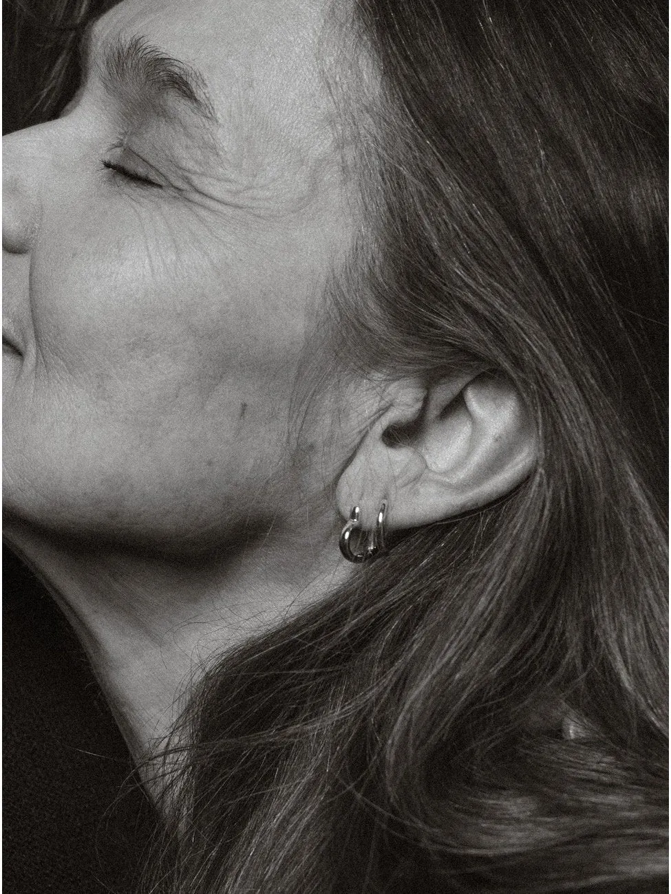 Simple heart earrings - silver sold by Brando product image thumbnail 4