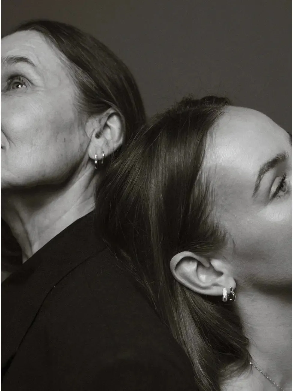 Simple heart earrings - silver sold by Brando product image thumbnail 3