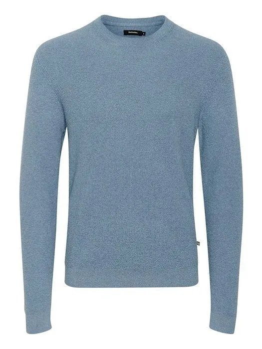 Lagoon genser - captains blue melange sold by Brando