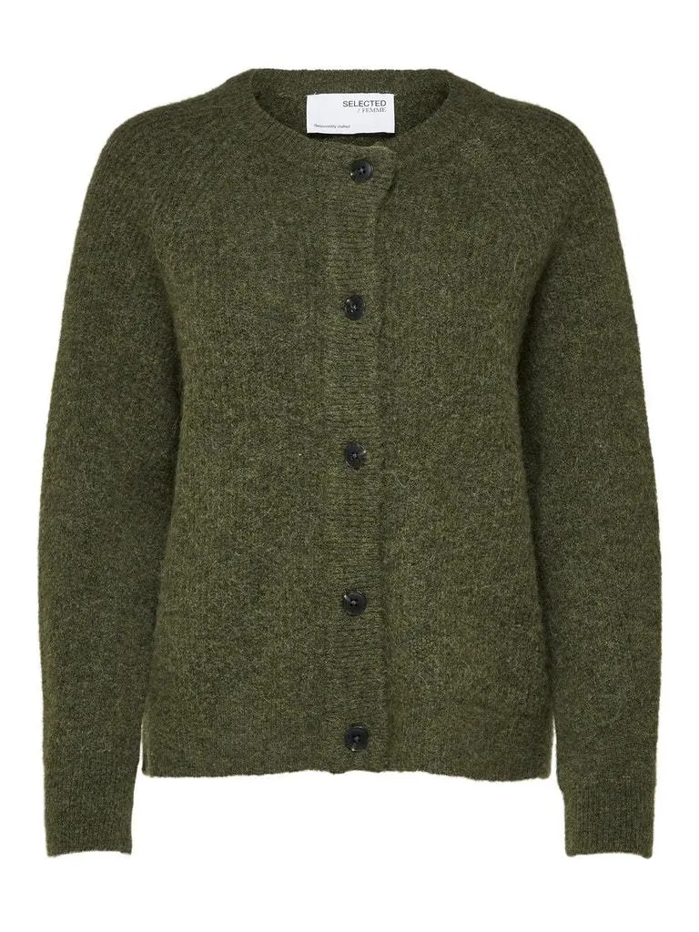 Lulu knit kort cardigan - kalamata sold by Brando