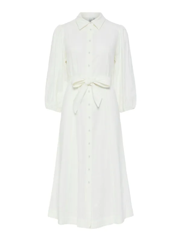 Flaxy lin kjole - star white sold by Brando