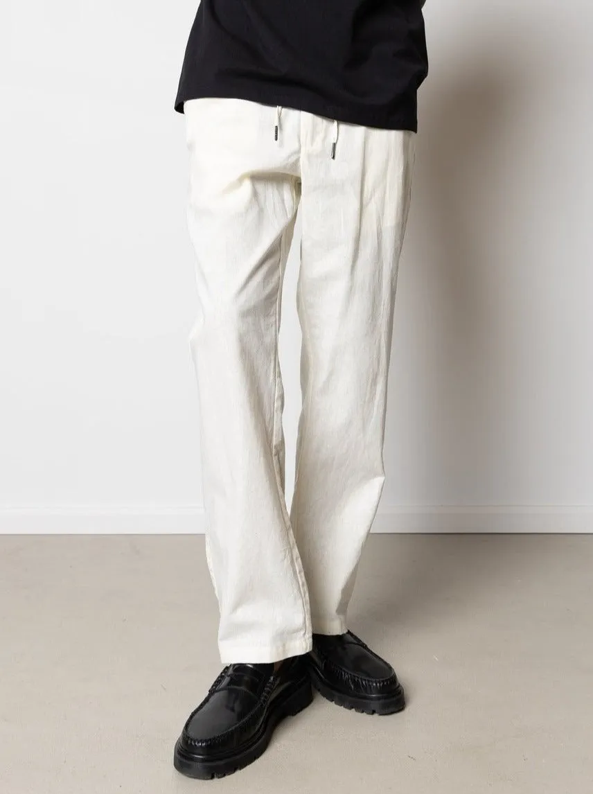 Barcelona Bomull / Lin Bukse - Ecru sold by Brando