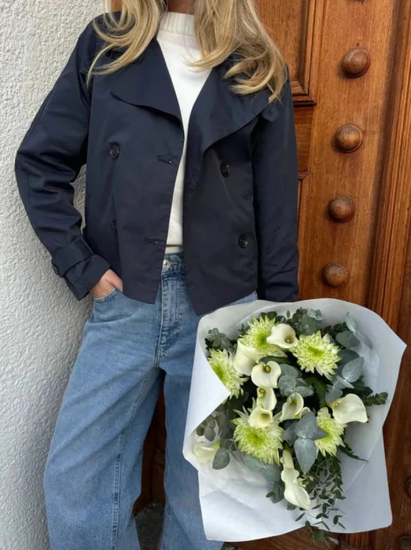 Alma Trenchcoat  -  Navy sold by Brando