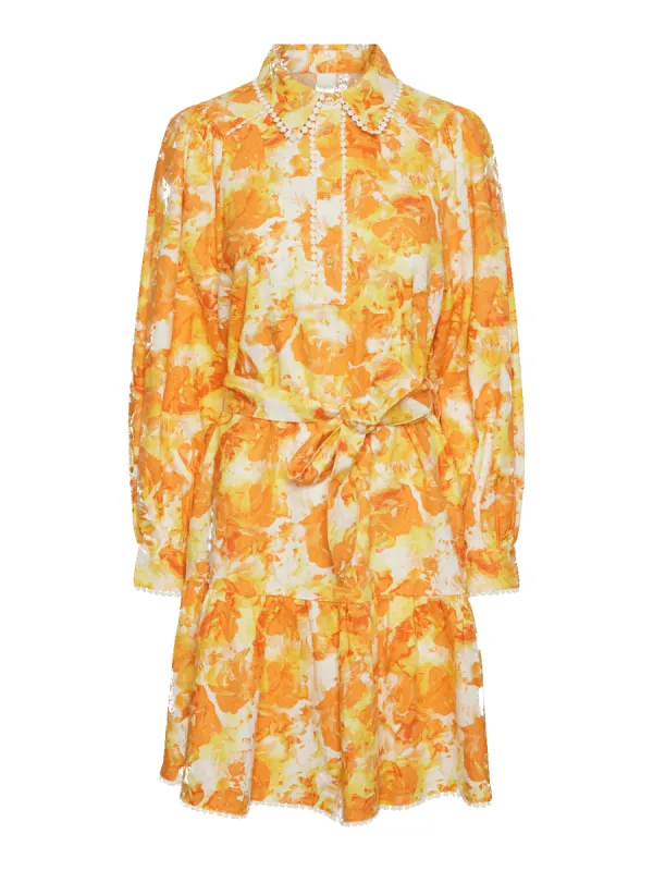 Rosalina Kjole - Star White yellow sold by Brando