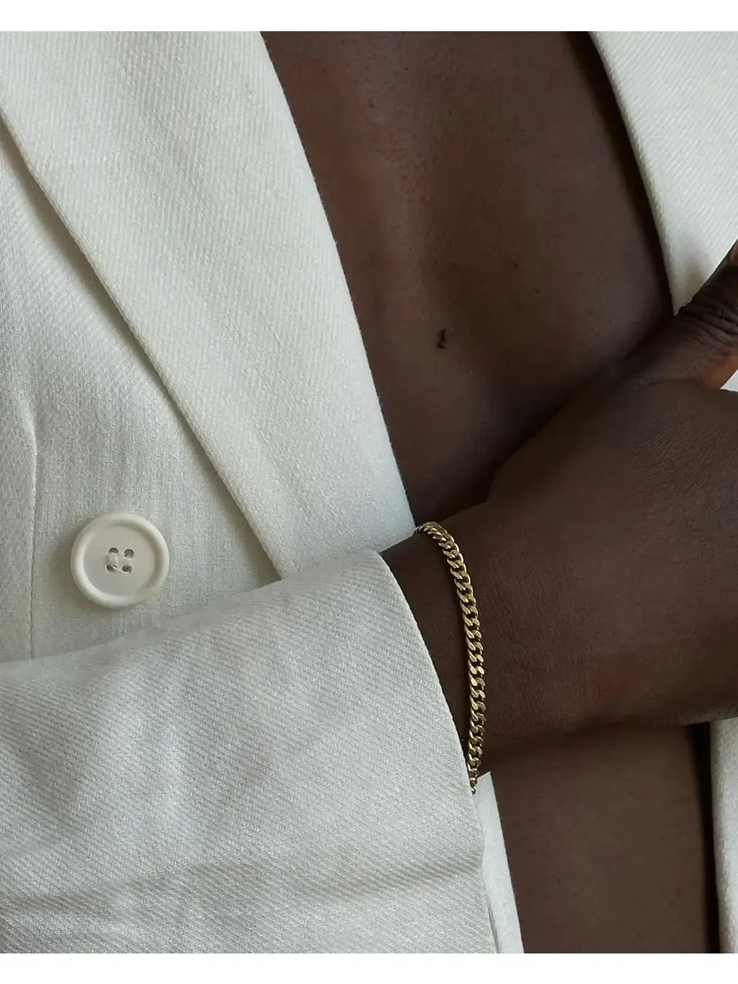 Curb Armbånd 19 - 18 Karat Forgylt sold by Brando product image thumbnail 4