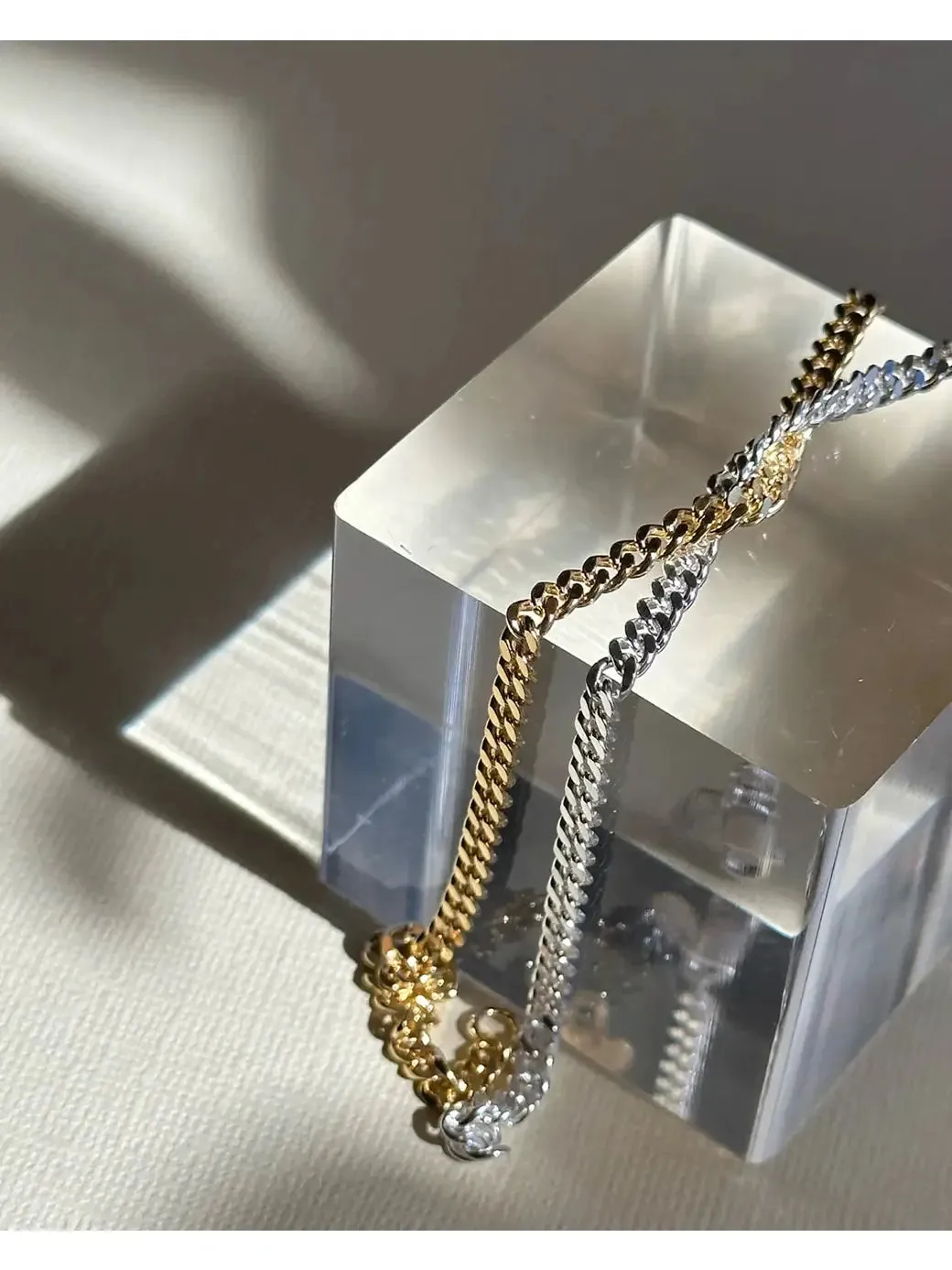 Curb Armbånd 19 - 18 Karat Forgylt sold by Brando product image thumbnail 3