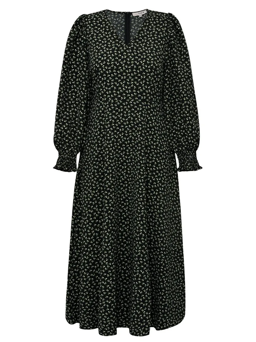 Leoni kjole - black/green sold by Brando