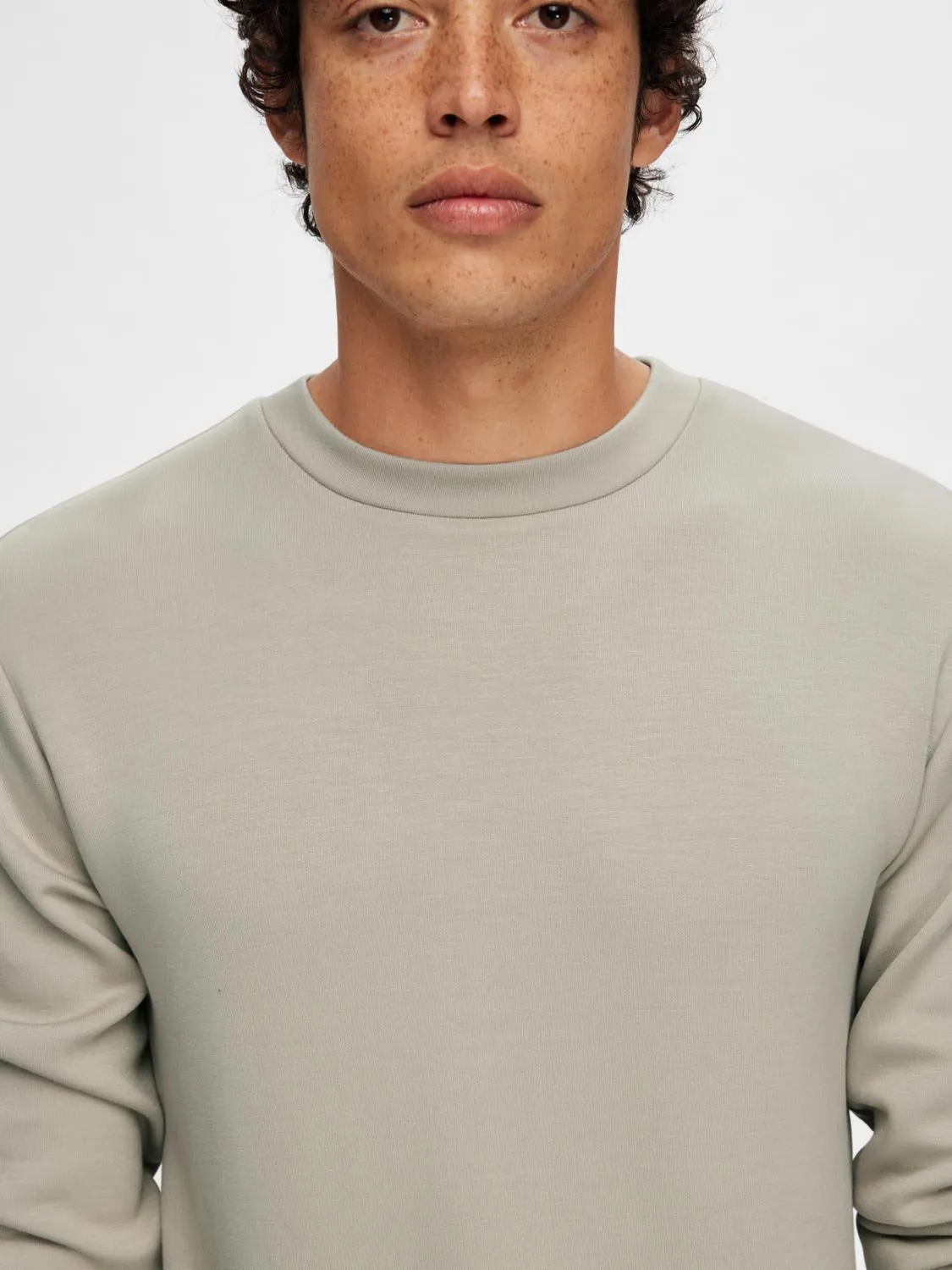 Emanuel soft crew neck sweat genser - pure cashmere sold by Brando product image thumbnail 5