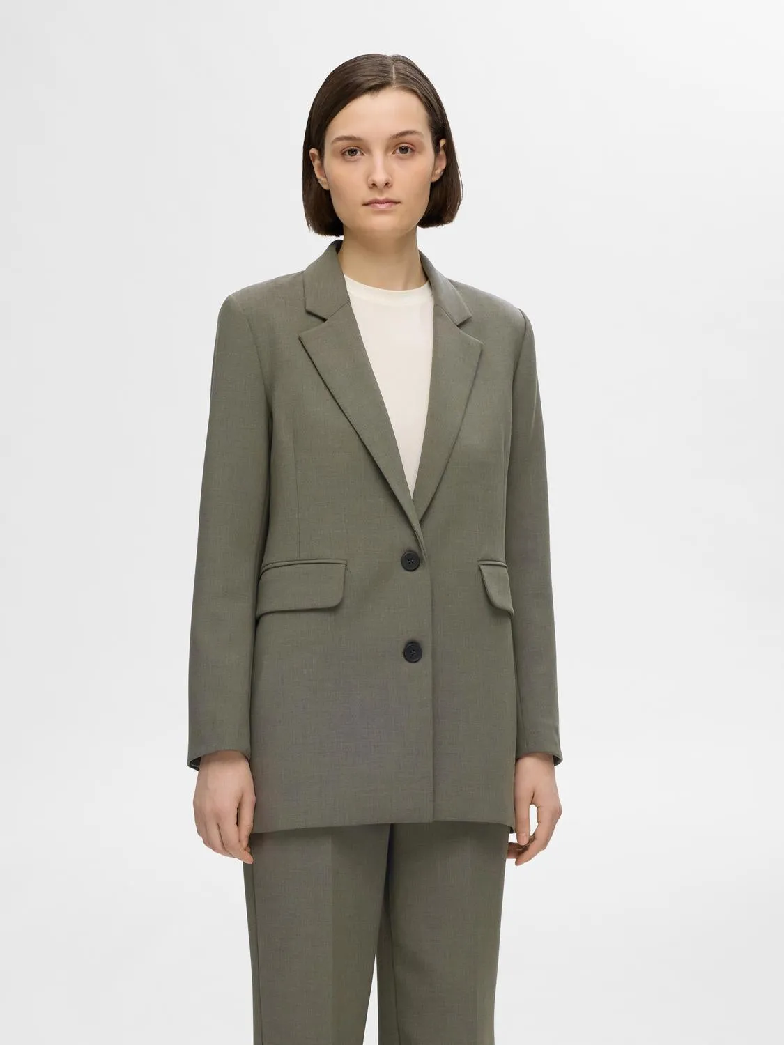 RITA RELAXED BLAZER - Kalamata sold by Brando product image thumbnail 3