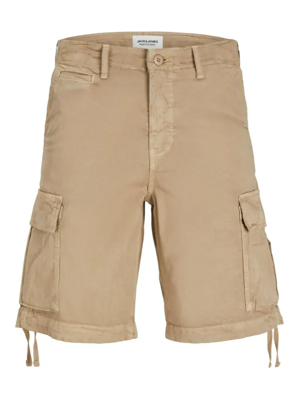 Cole tucker cargo shorts - dune solid sold by Brando