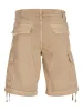 Cole tucker cargo shorts - dune solid sold by Brando