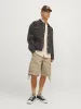 Cole tucker cargo shorts - dune solid sold by Brando