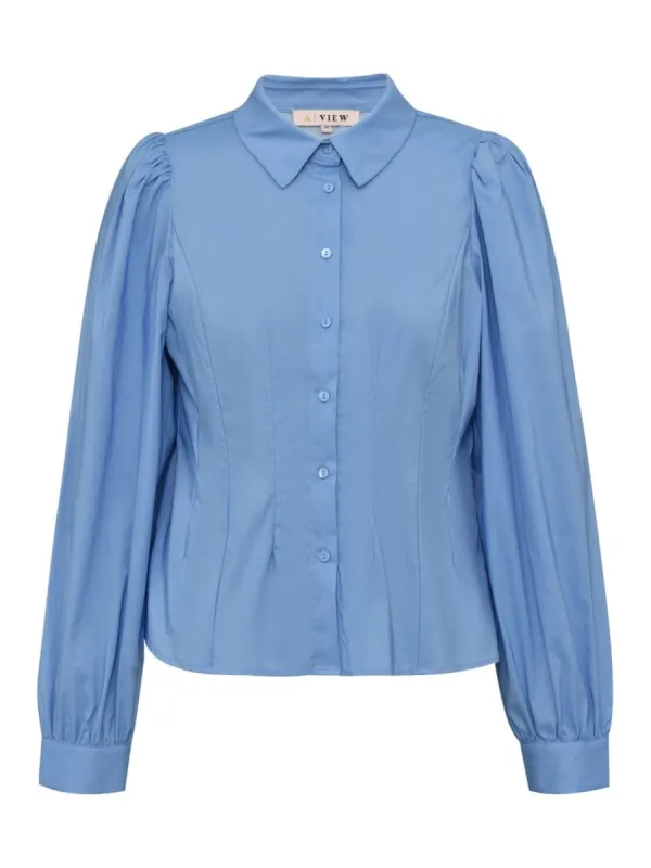 Malika Skjorte - Light Blue sold by Brando