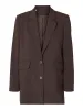 RITA RELAXED BLAZER - Coffee Bean sold by Brando