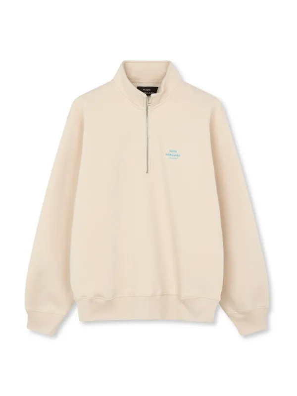 Standard half zip logo sweat - birch sold by Brando