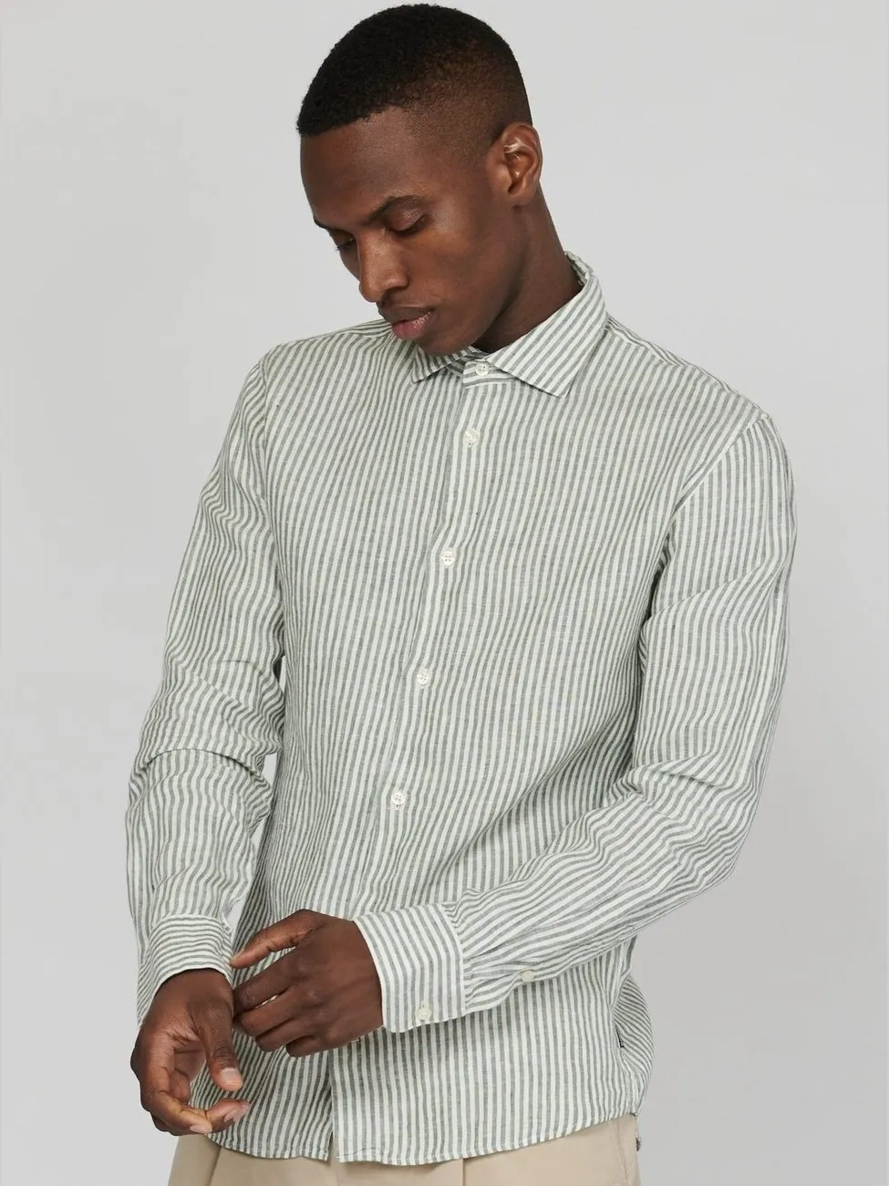 Marc skjorte - duck green sold by Brando product image thumbnail 2