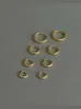 Classic Hoops Small - 18 Karat Forgylt sold by Brando