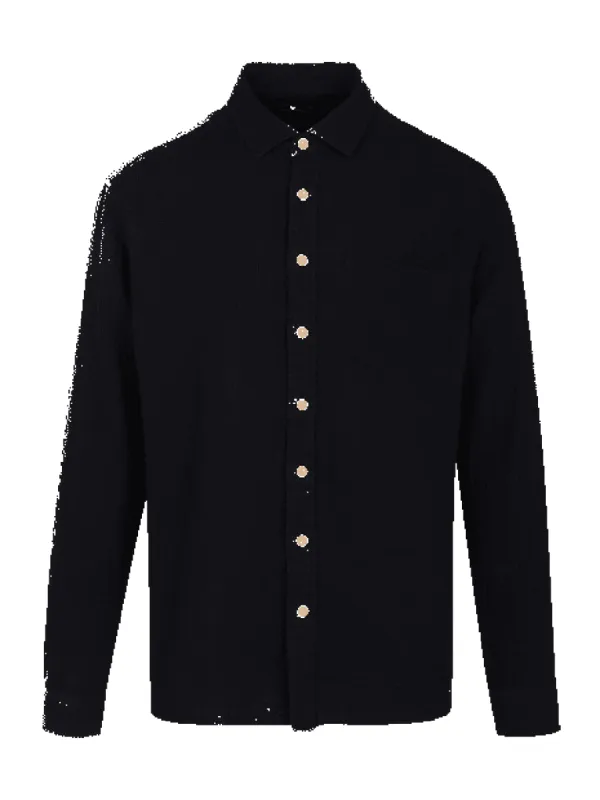 Keaton skjorte - Black sold by Brando