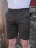 Milano jersey shorts - brown melangè sold by Brando