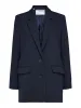 Rita relaxed blazer - dark sapphire sold by Brando