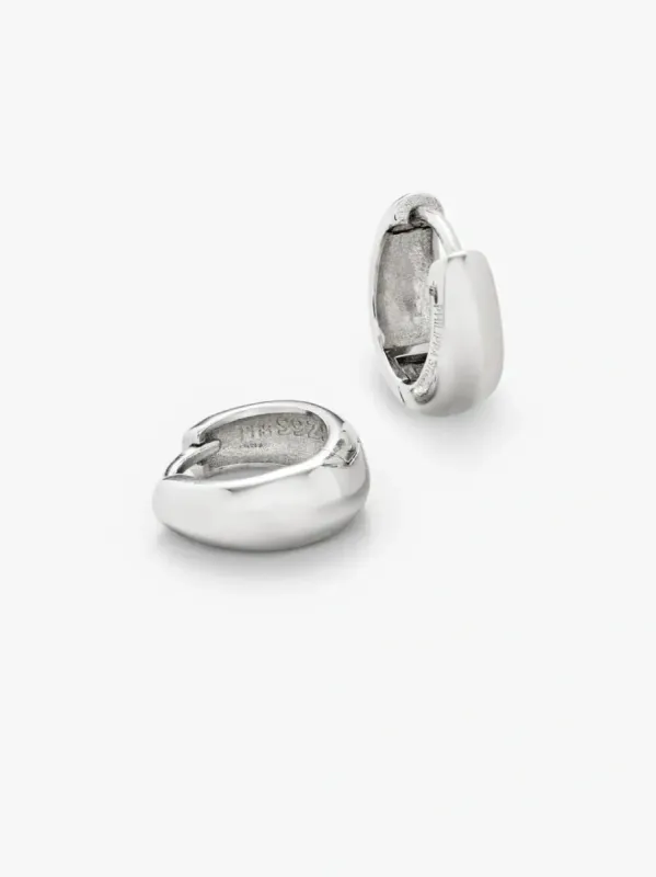Dome Hoops Medium - 925 Sterling Sølv sold by Brando