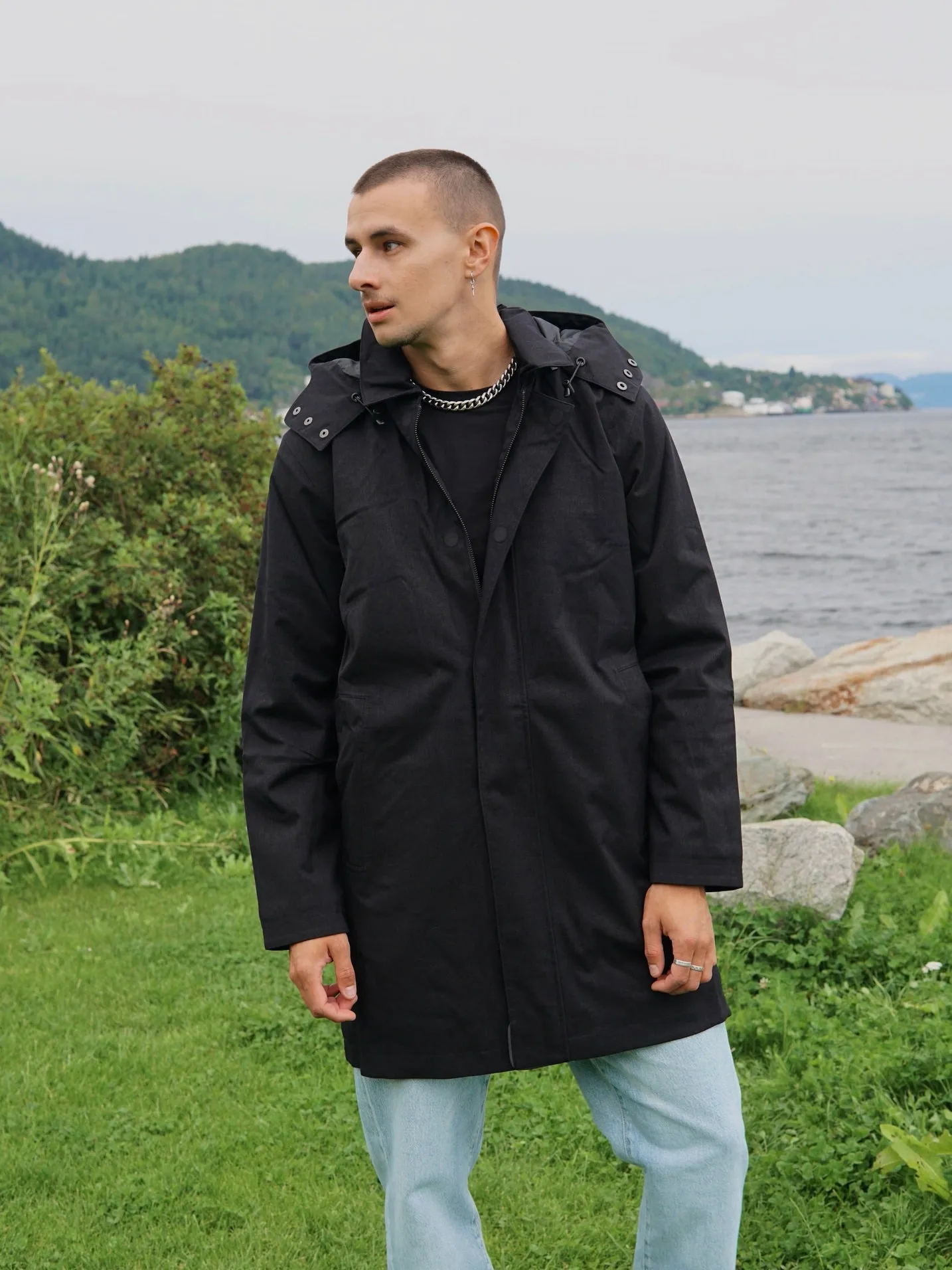 Vestavind Coat - New Black sold by Brando product image thumbnail 4