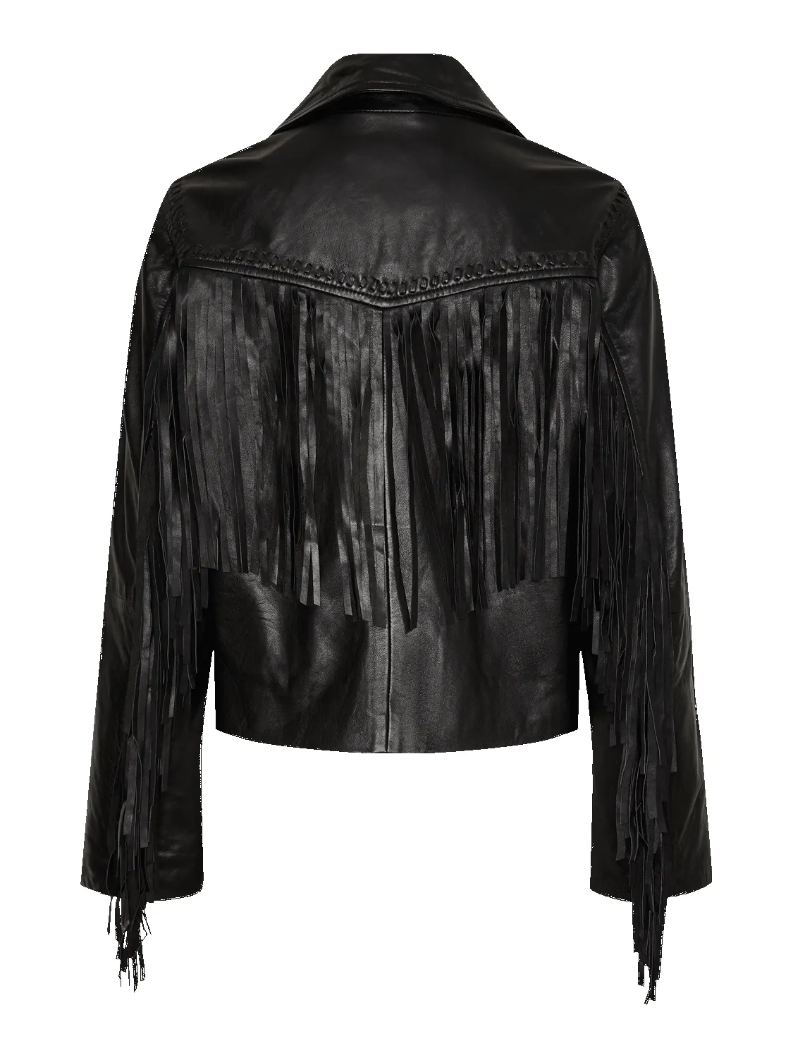 Frima fringe skinnjakke - black sold by Brando product image thumbnail 2