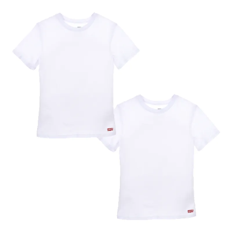 2 pack T- Skjorter - White sold by Brando