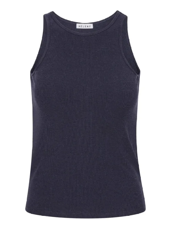 Charlotte topp - navy sold by Brando