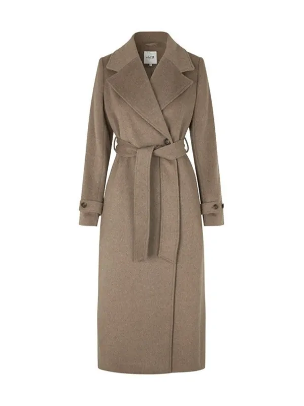 Kasimira kåpe - greige melange sold by Brando