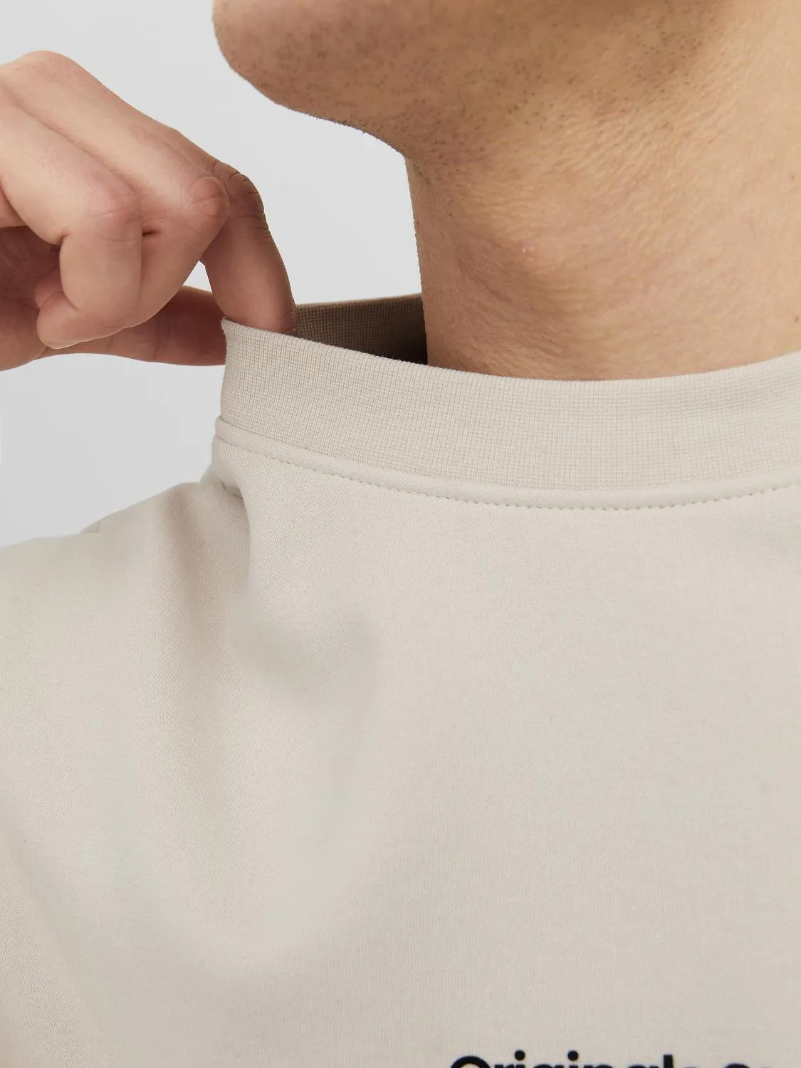 JORVESTERBRO SWEAT CREW NECK NOOS - Moonbeam sold by Brando product image thumbnail 5