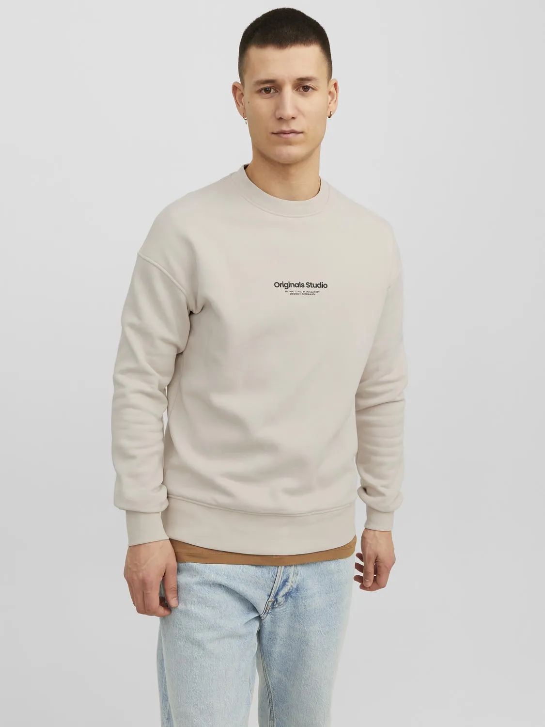 JORVESTERBRO SWEAT CREW NECK NOOS - Moonbeam sold by Brando product image thumbnail 3