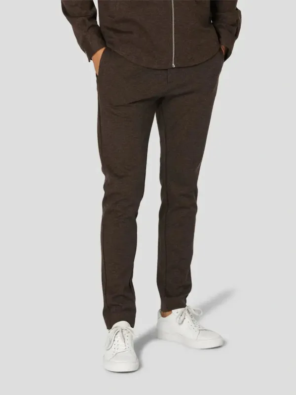 Milano jersey bukse - brun sold by Brando