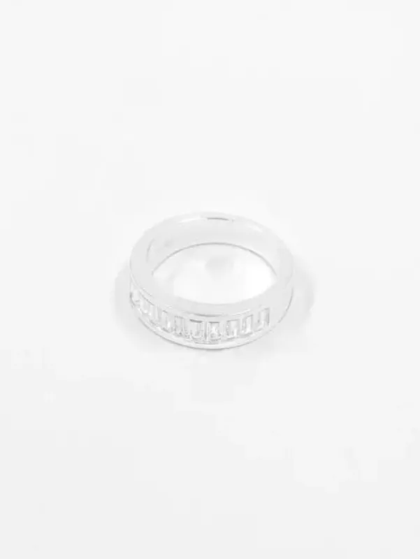 Row ring - sølv sold by Brando