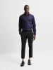 Ethan slim skjorte - dark blue sold by Brando