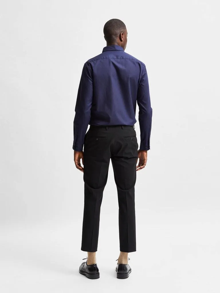 Ethan slim skjorte - dark blue sold by Brando product image thumbnail 3