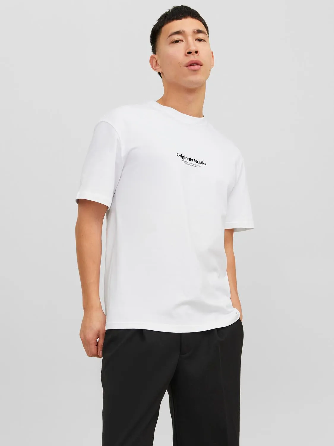 JORVESTERBRO T-SKJORTE CREW NECK - Bright White sold by Brando product image thumbnail 3