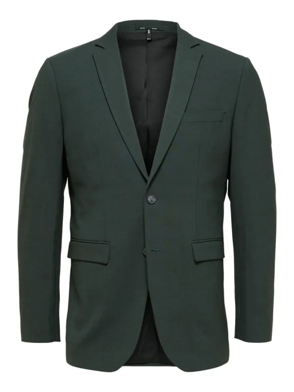 Slim elon blazer  - dark green sold by Brando